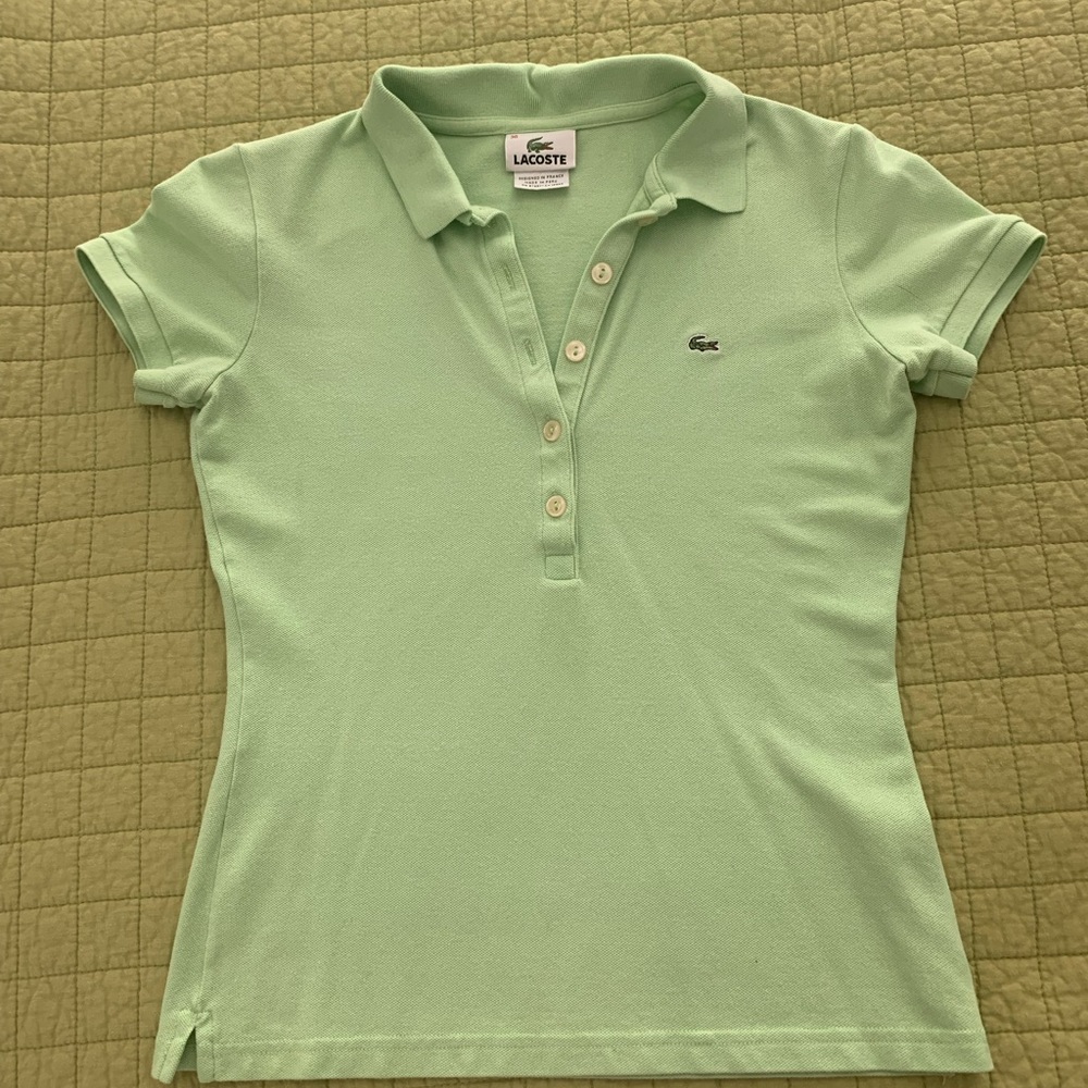 Lacoste 5 button polo 36